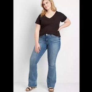 Maurices Curvy Medium Wash Bootcut Jeans